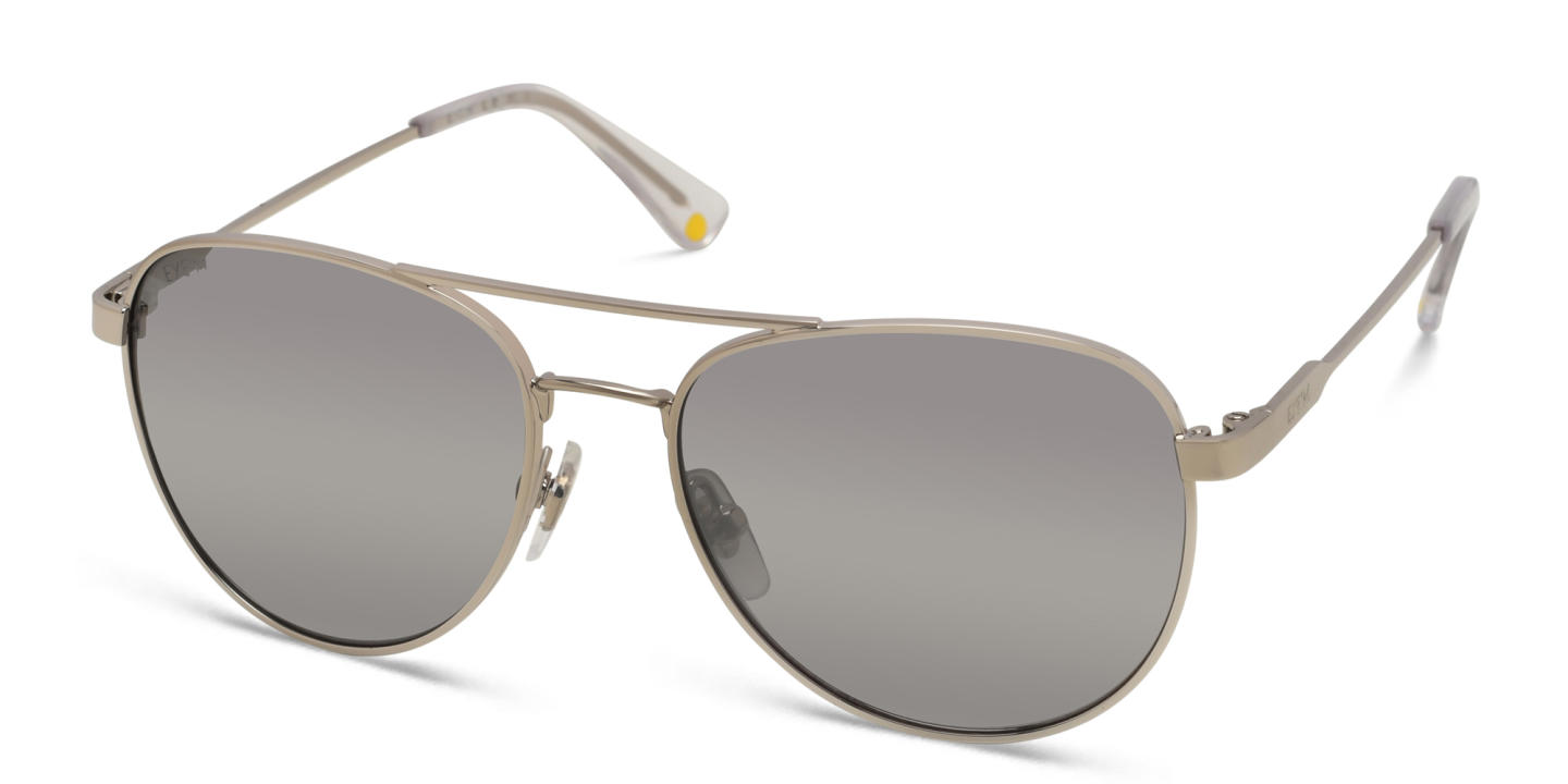 EYE'M Kids Aviator Sunglasses in Silver – Product Photo 1