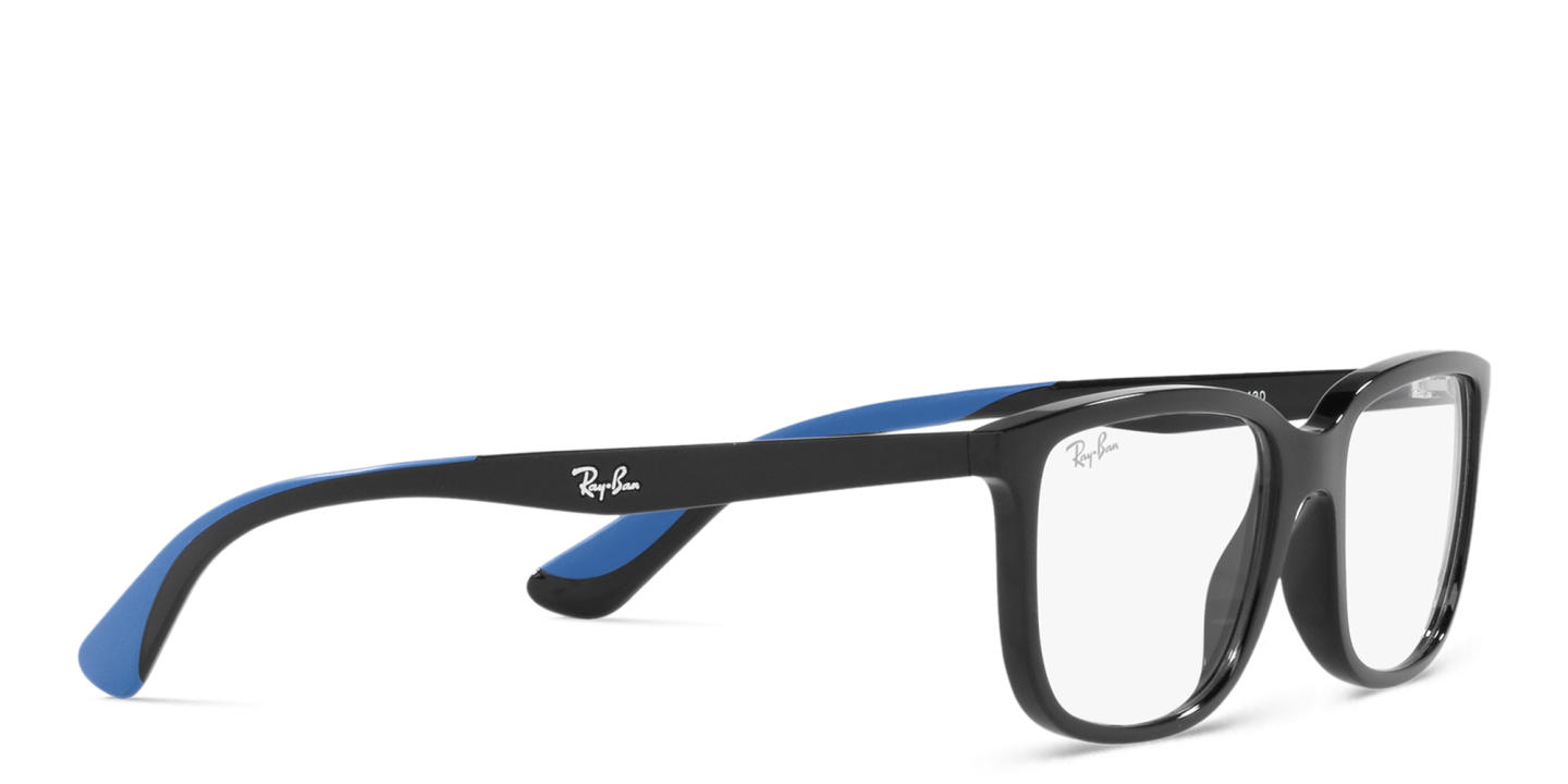 Ray-Ban Junior Kids Rectangle Eyeglasses in Black – Product Photo 3