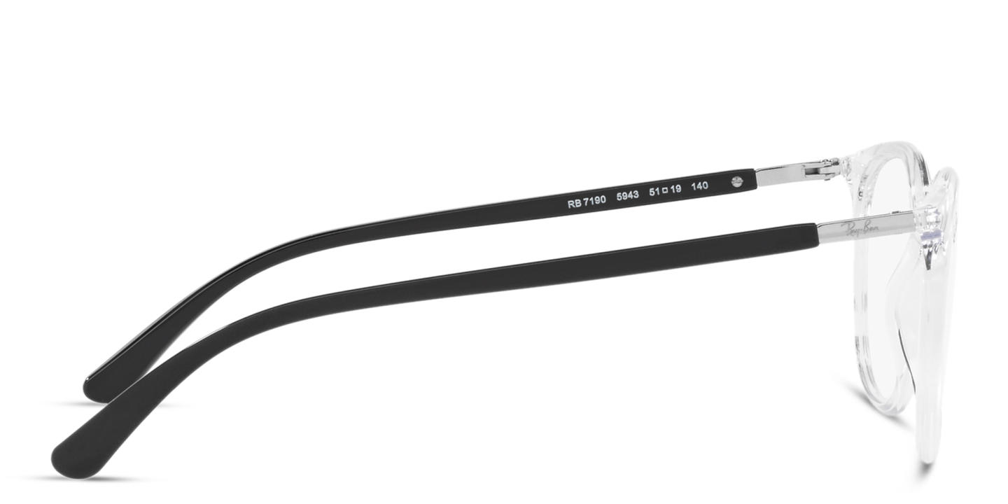 Ray-Ban Unisex Square Eyeglasses in Clear – Product Photo 2