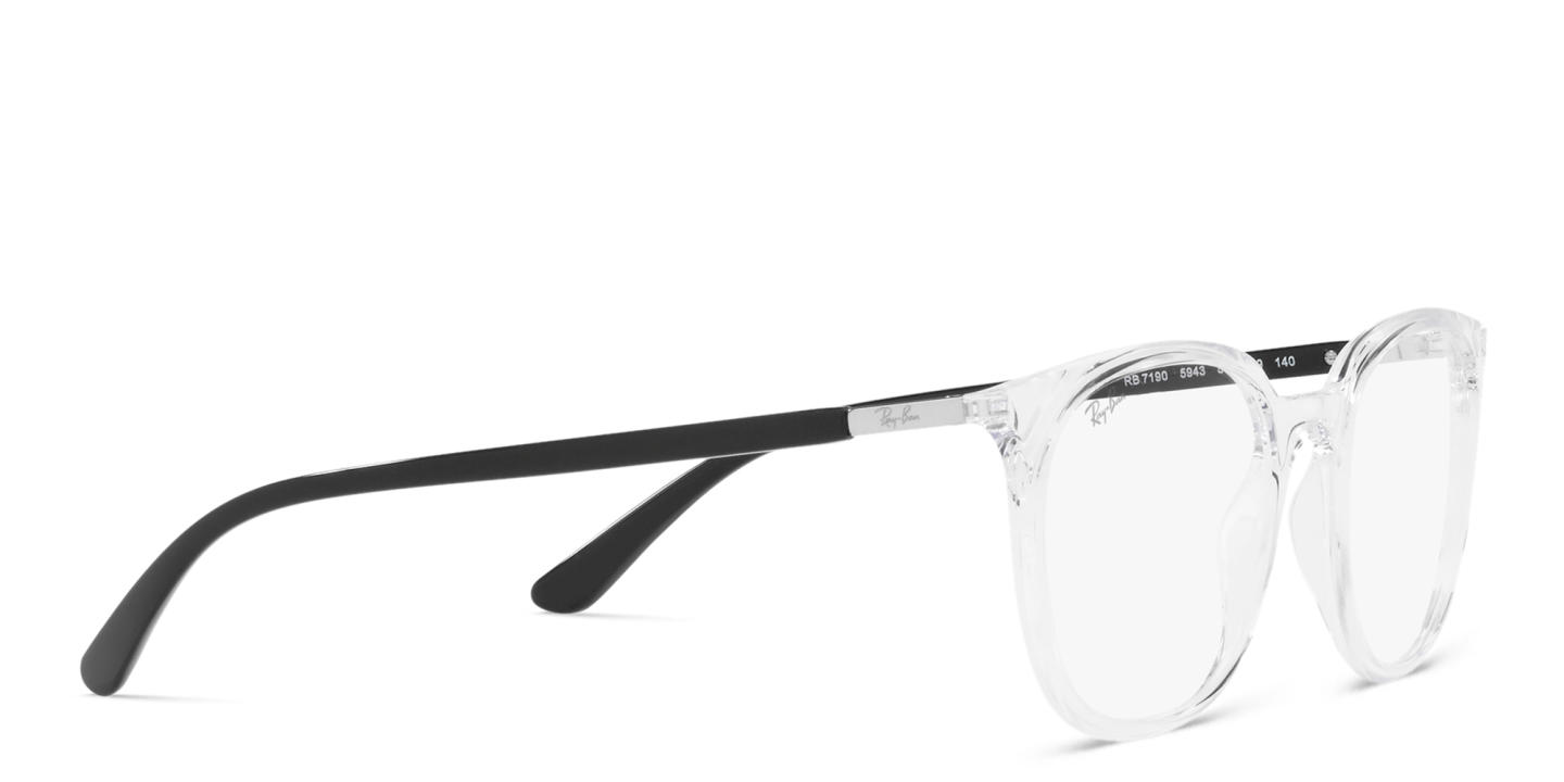 Shop Ray-Ban Unisex Square Eyeglasses in Clear online.