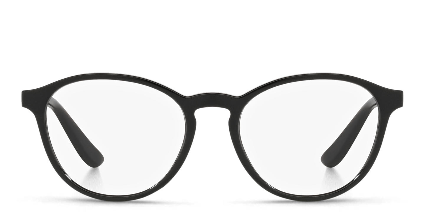 Shop Vogue Eyewear Round Eyeglasses in Black online.