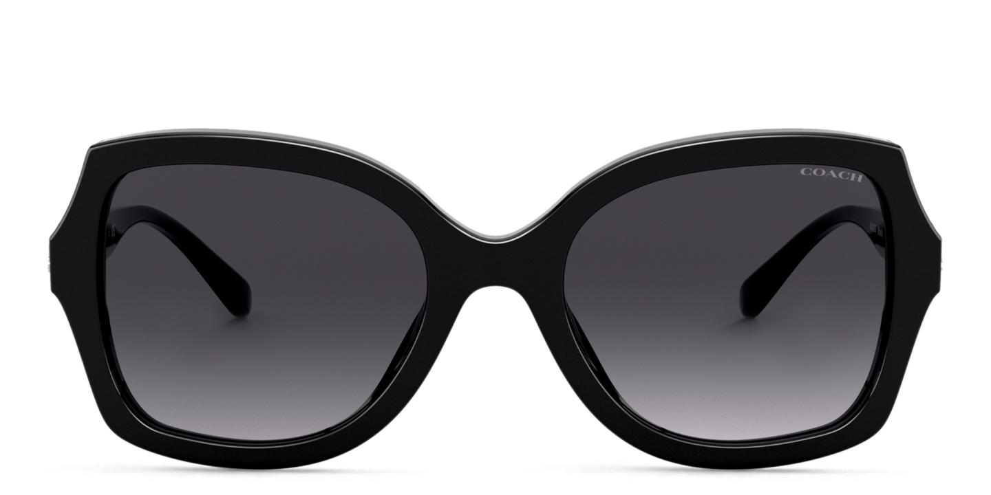 Coach Square Sunglasses in Black – Product Photo 0