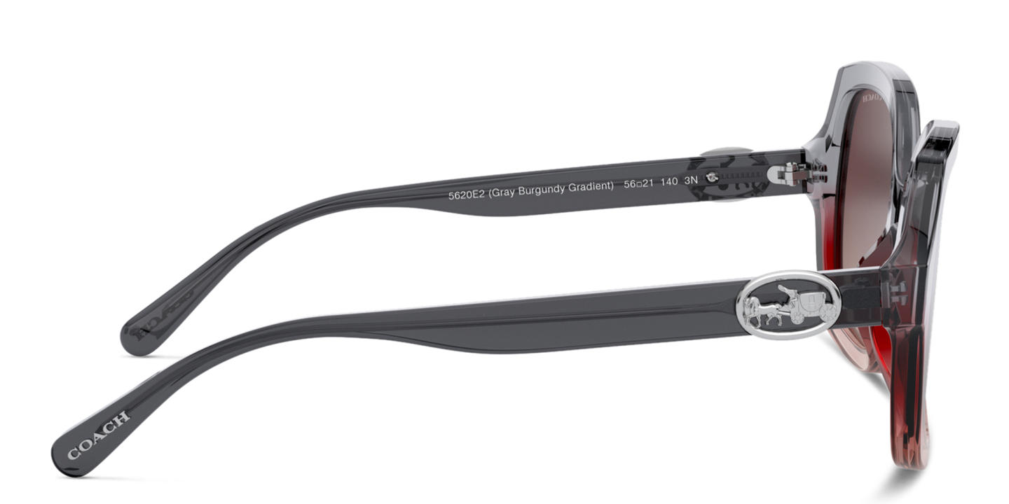 Coach Square Sunglasses in Red – Product Photo 2