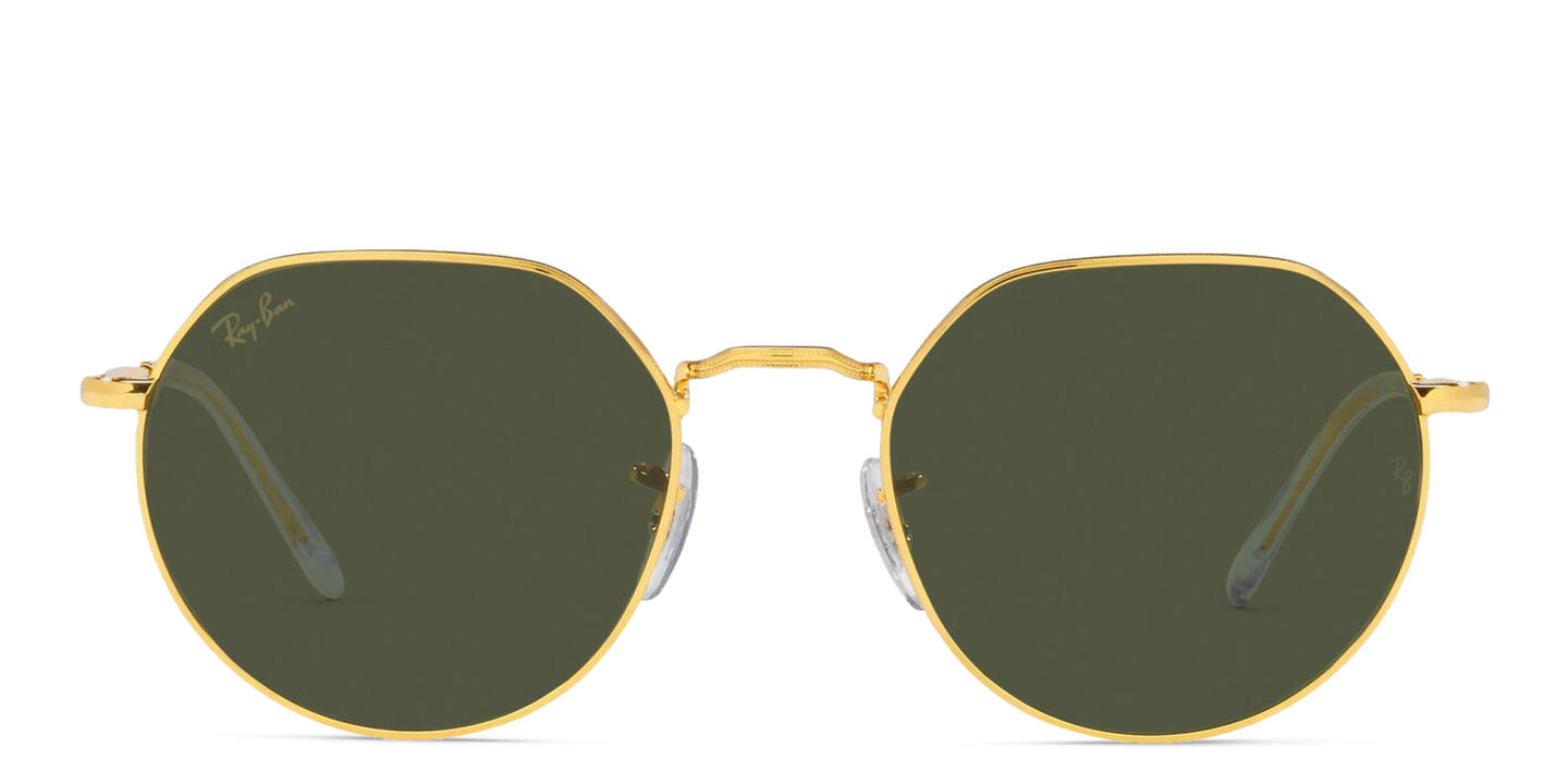 Ray-Ban Jack Unisex Irregular Sunglasses in Gold – Product Photo 0