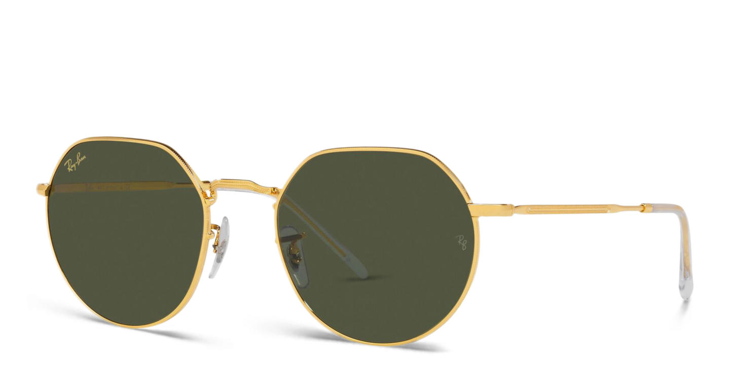Ray-Ban Jack Unisex Irregular Sunglasses in Gold – Product Photo 2
