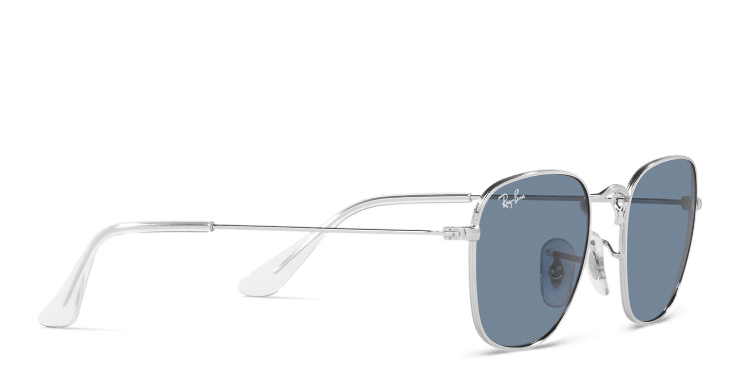 Ray-Ban Junior Frank Kids Square Sunglasses in Silver – Product Photo 3