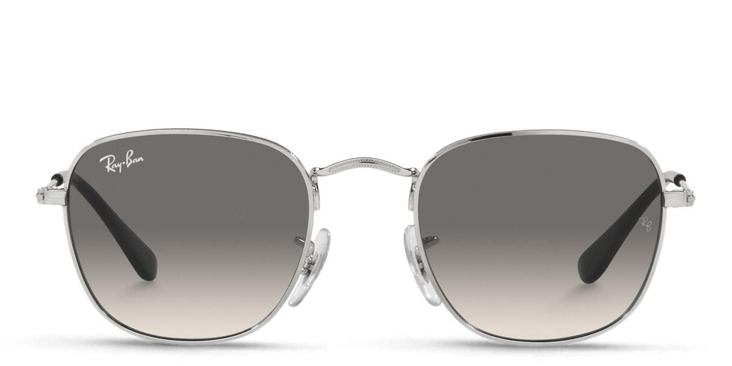 Ray-Ban Junior Kids Square Sunglasses in Silver – Product Photo 0