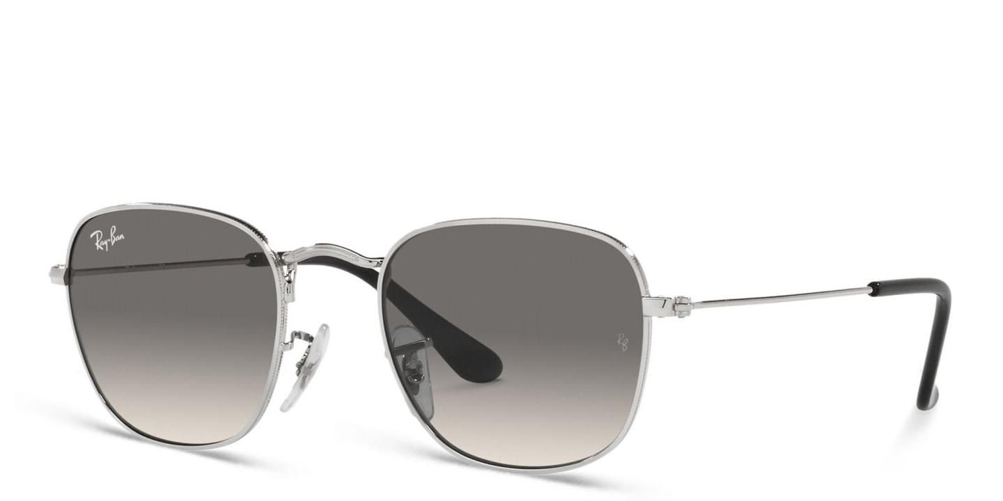 Ray-Ban Junior Kids Square Sunglasses in Silver – Product Photo 1