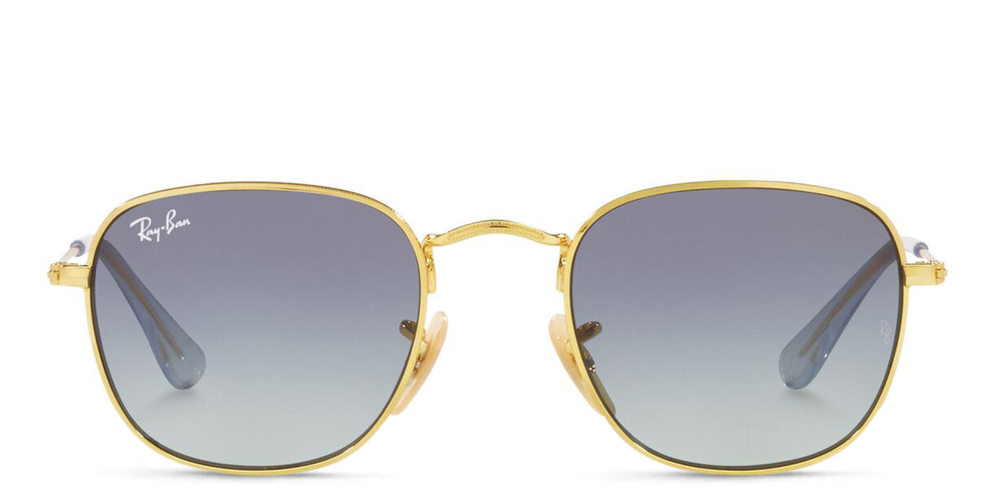 Ray-Ban Junior Kids Square Sunglasses in Gold – Product Photo 0
