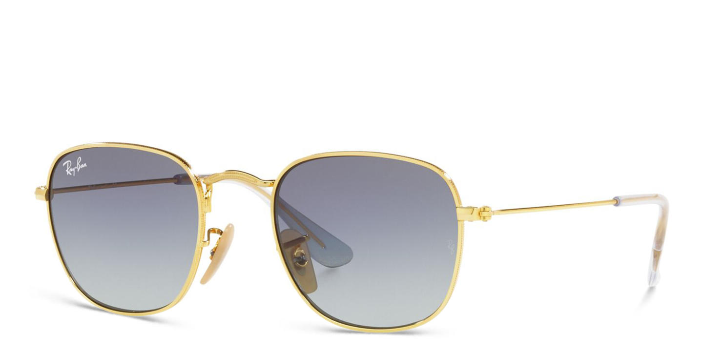 Ray-Ban Junior Kids Square Sunglasses in Gold – Product Photo 1