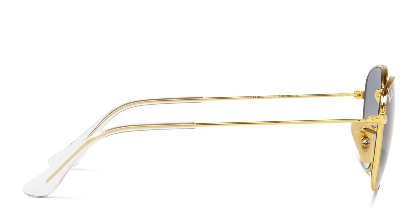 Ray-Ban Junior Kids Square Sunglasses in Gold – Product Photo 2