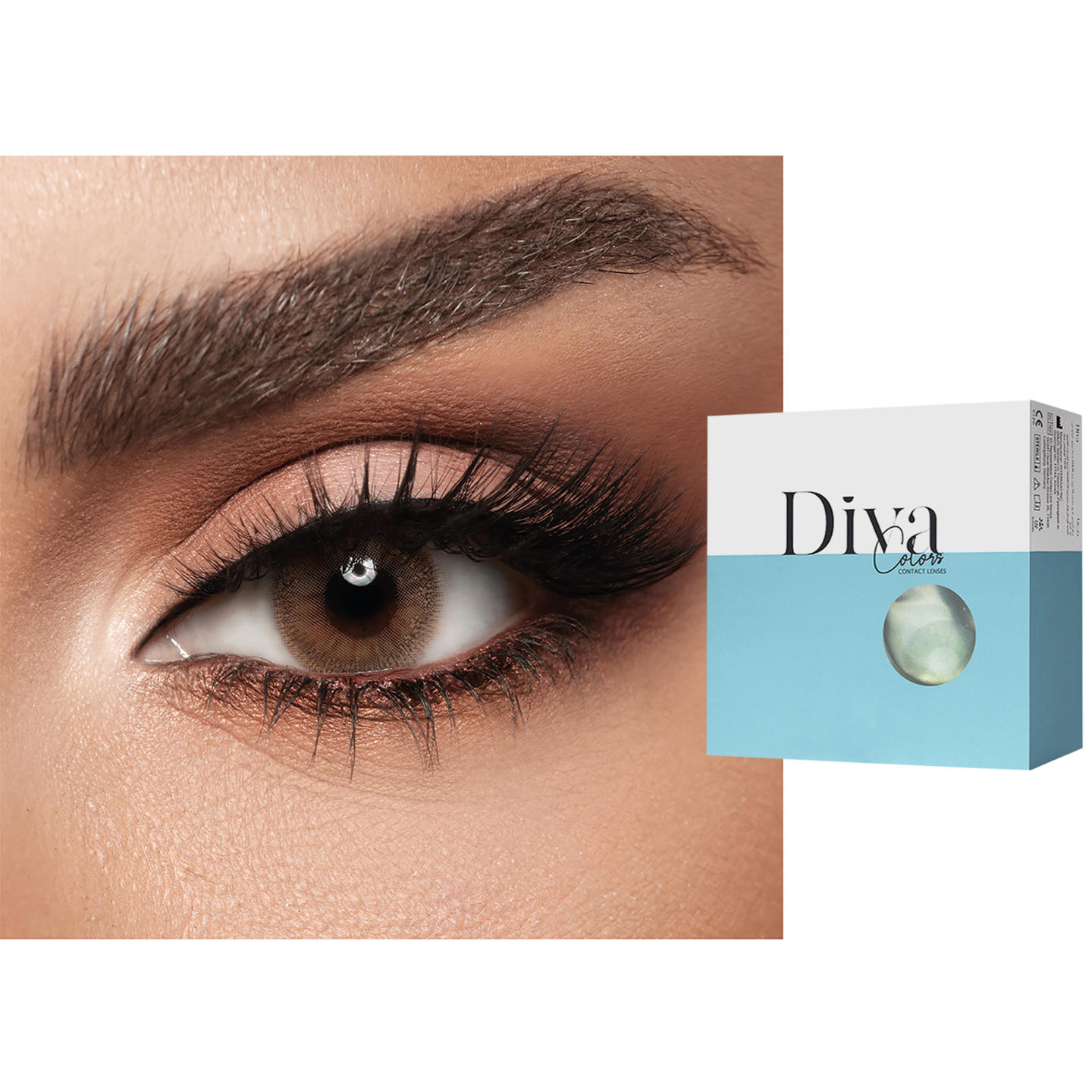 DIVA Monthly Color Contact Lenses - Lava in Lava – Product Photo 0