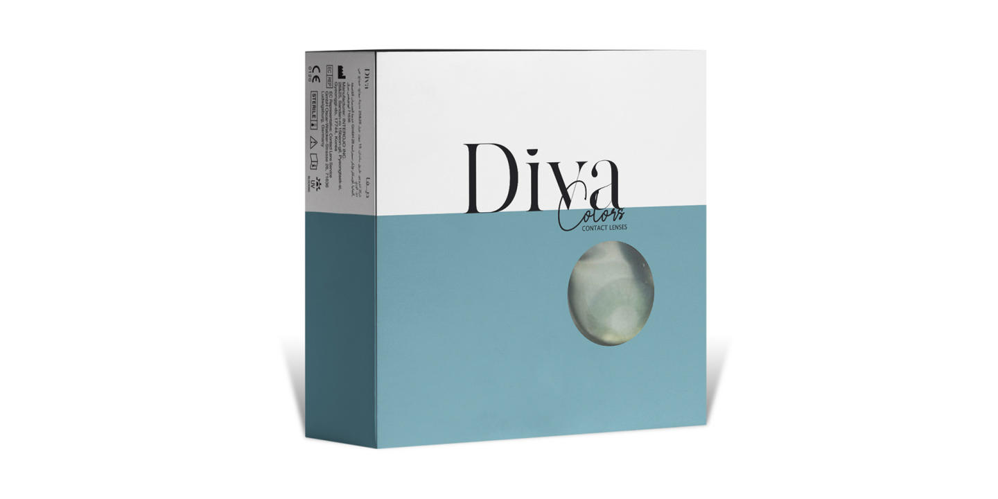 DIVA Monthly Color Contact Lenses in Navy – Product Photo 1