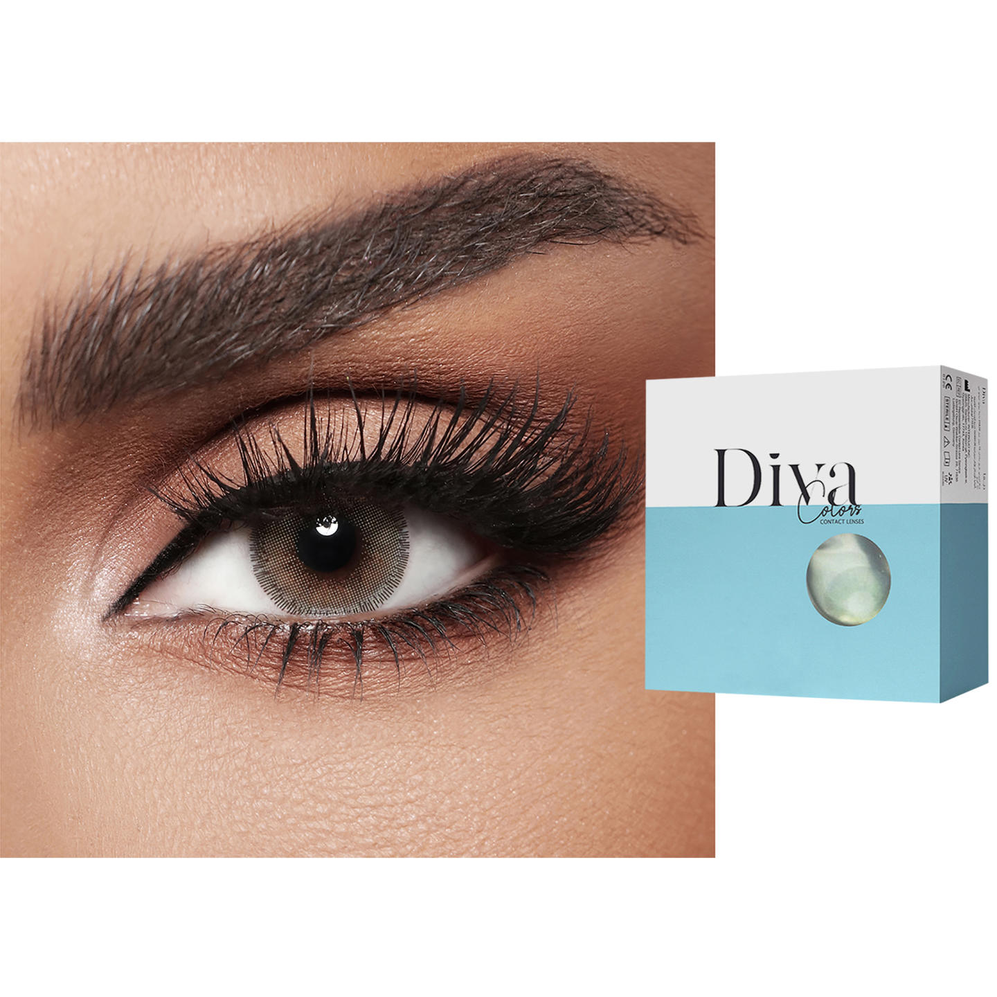 DIVA Monthly Color Contact Lenses - Olivian in Olivian – Product Photo 0