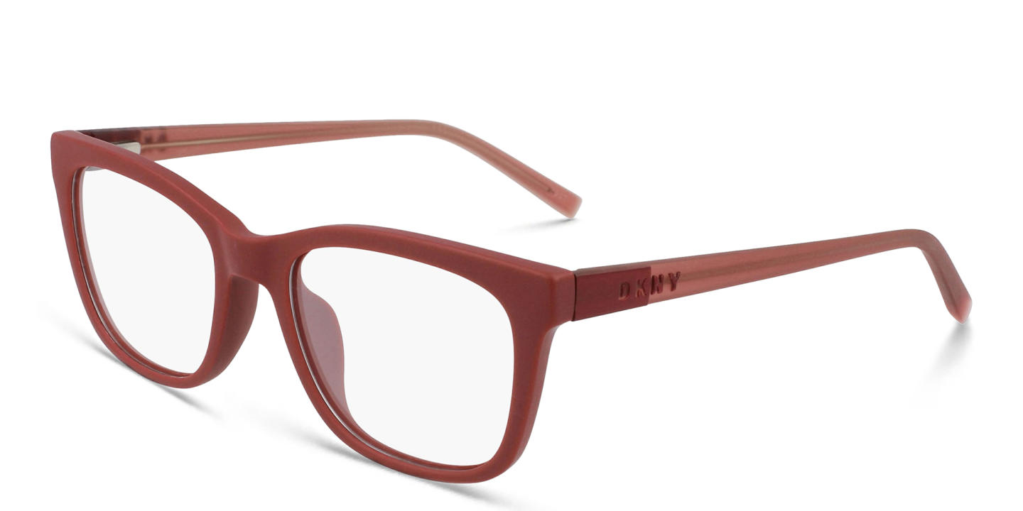 DKNY Rectangle Eyeglasses in Red – Product Photo 1