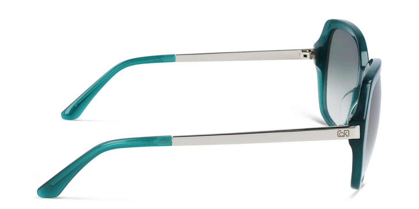 Calvin Klein Square Sunglasses in Green – Product Photo 2