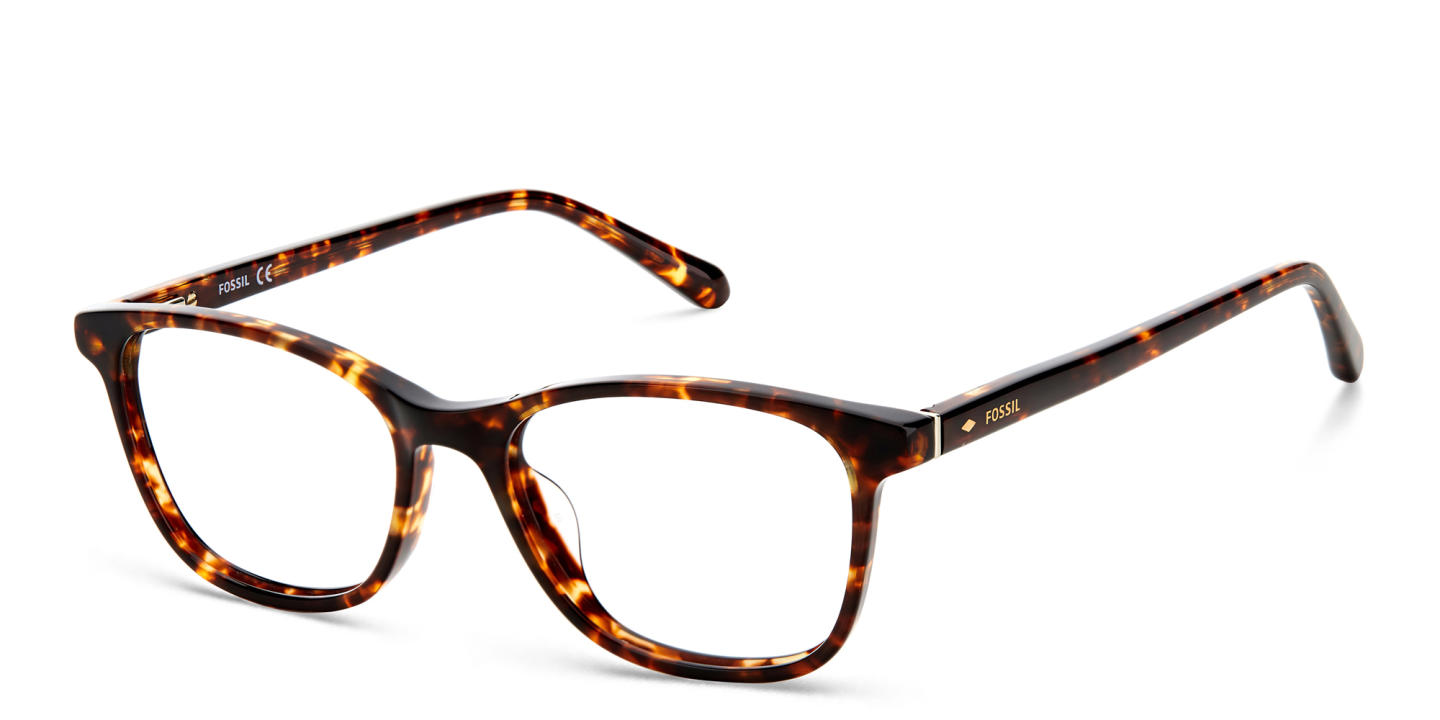 نظارات طبية مستطيلة من فوسيل بلون مموه - صورة المنتج 1