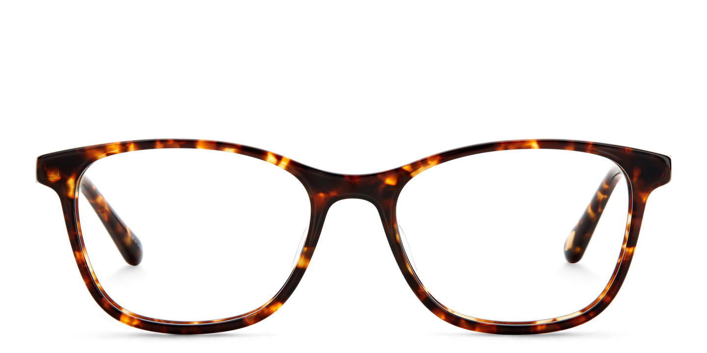 Fossil Rectangle Eyeglasses in Havana – Product Photo 0