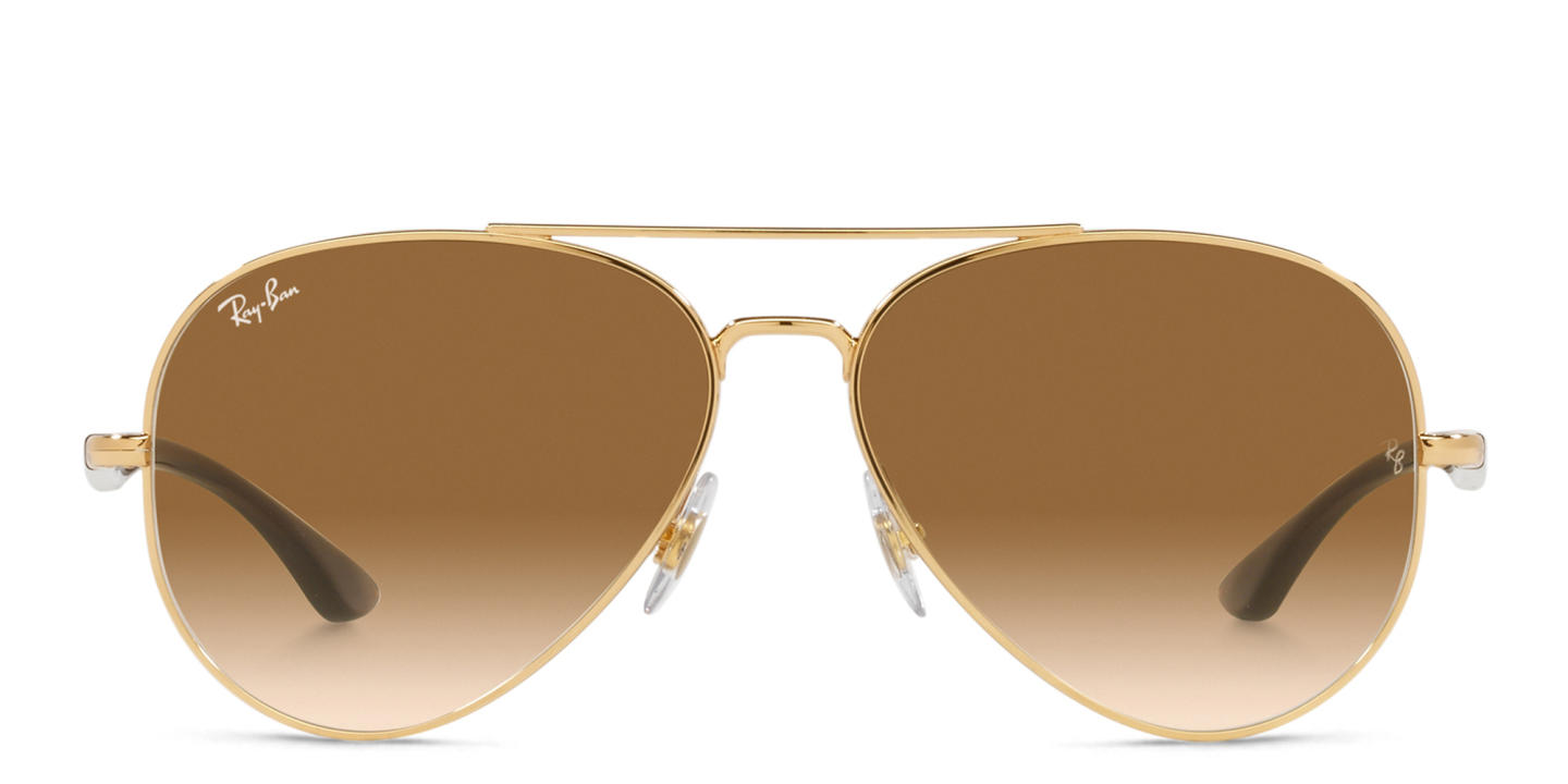 Ray-Ban Unisex Pilot Sunglasses in Gold – Product Photo 0
