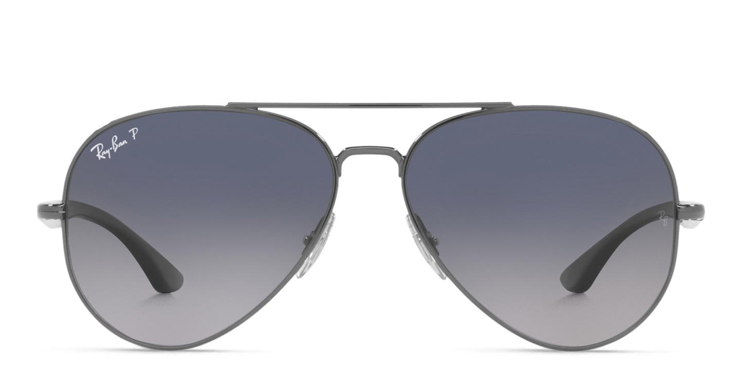 Ray-Ban Unisex Aviator Sunglasses in Gunmetal – Product Photo 0