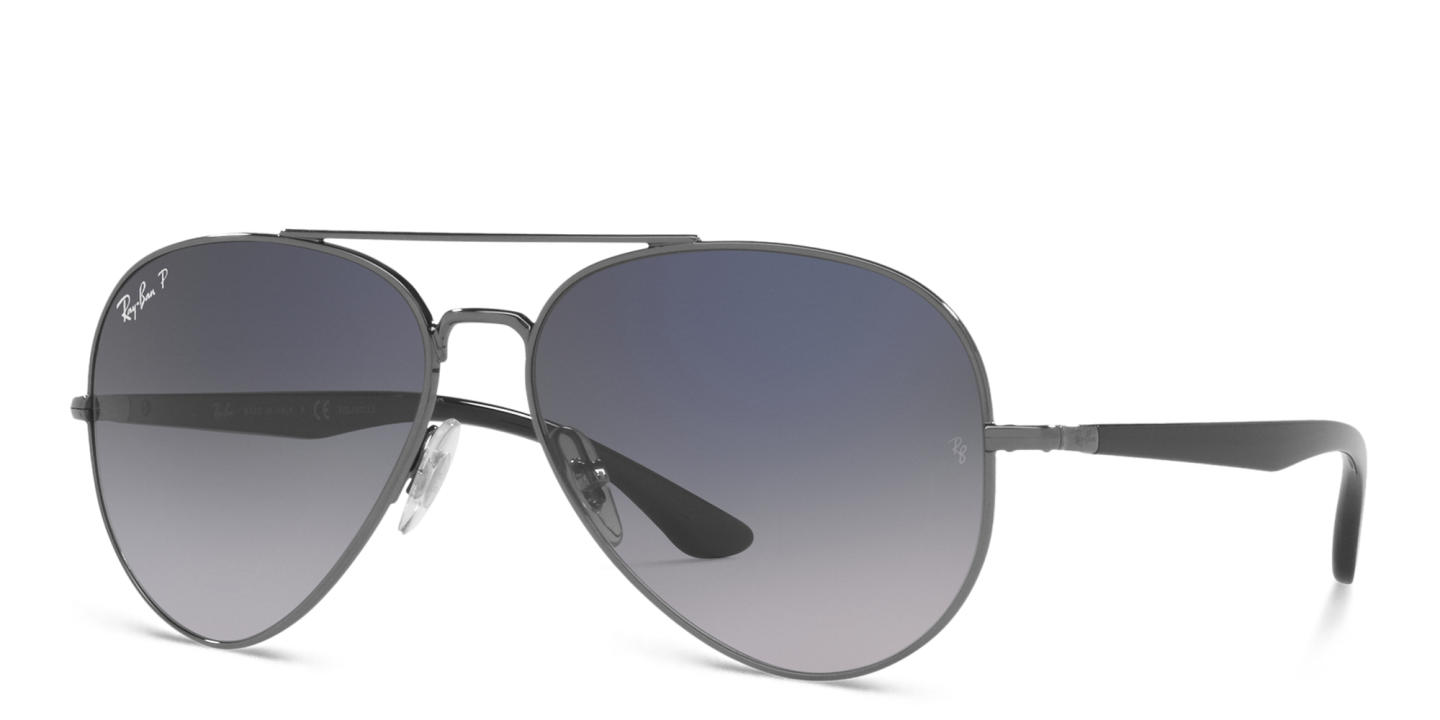 Ray-Ban Unisex Aviator Sunglasses in Gunmetal – Product Photo 1
