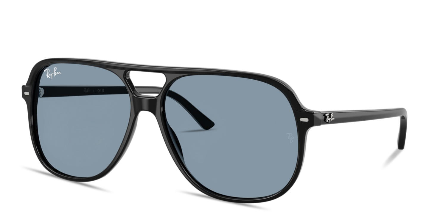 Shop Ray-Ban Bill Unisex Square Sunglasses in Black online.