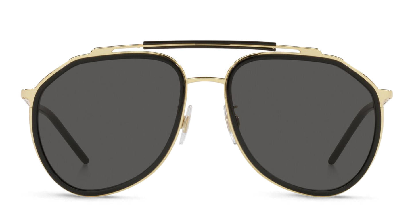 Shop Dolce & Gabbana Aviator Sunglasses in Black online.
