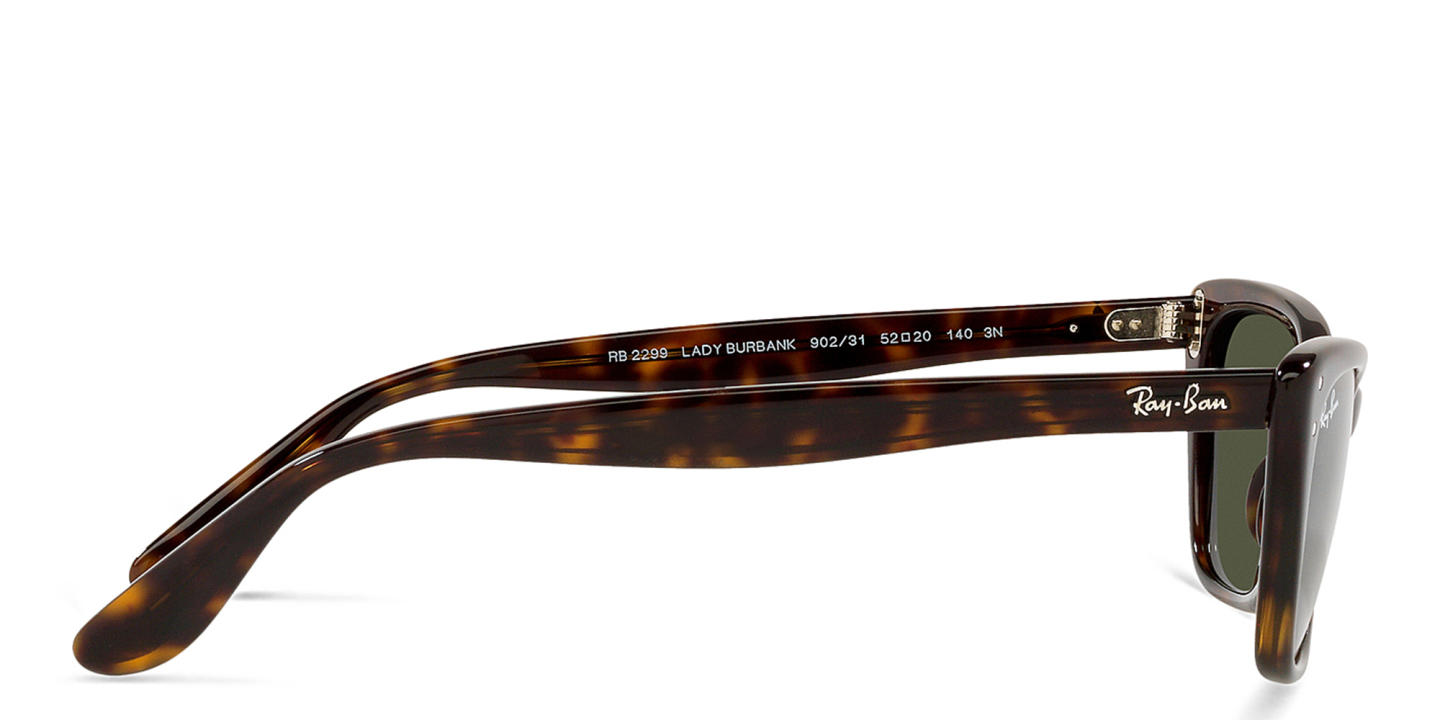 Ray-Ban Lady Burbank Cat-Eye Sunglasses in Havana – Product Photo 2