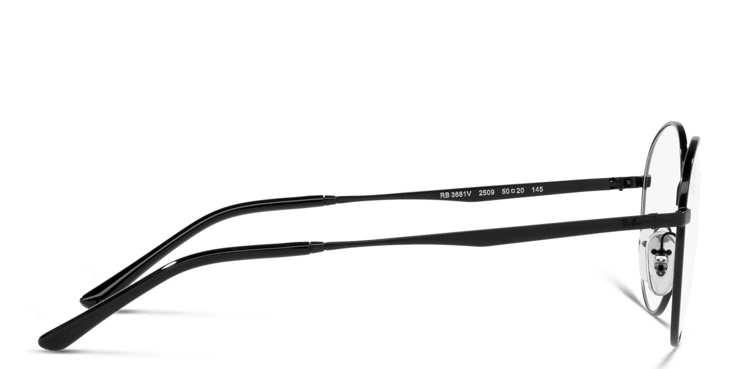 Ray-Ban Unisex Round Eyeglasses in Black – Product Photo 2