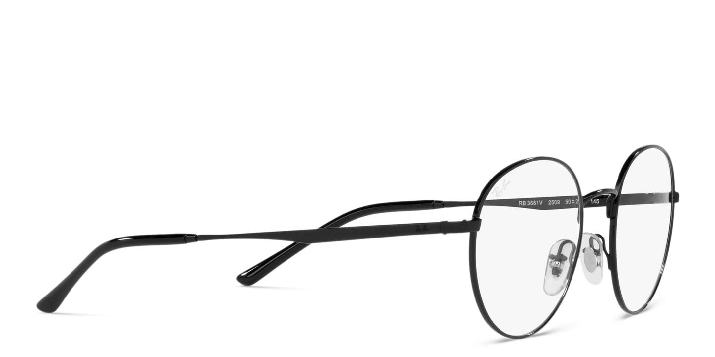 Ray-Ban Unisex Round Eyeglasses in Black – Product Photo 3
