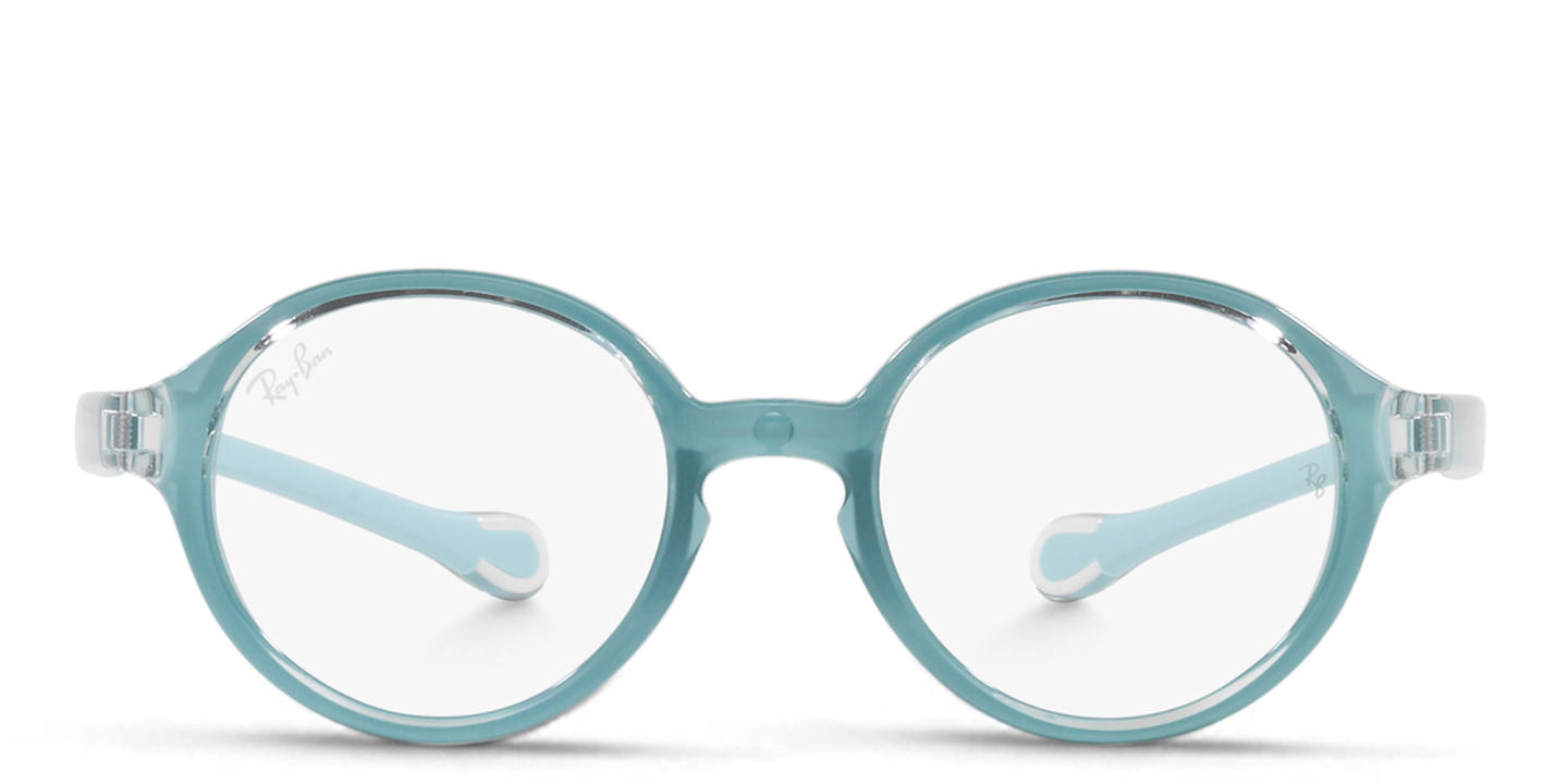 Ray-Ban Unisex Round Eyeglasses in Blue – Product Photo 0