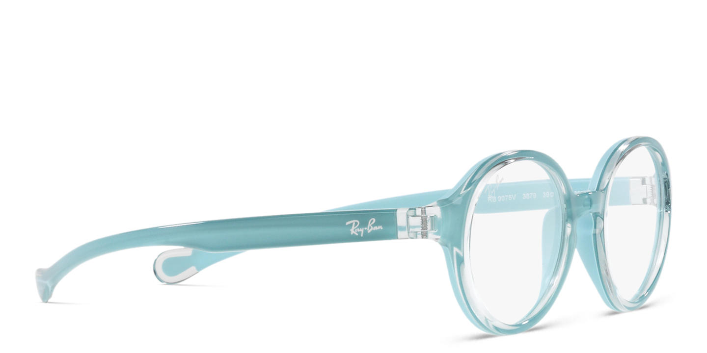 Ray-Ban Unisex Round Eyeglasses in Blue – Product Photo 3