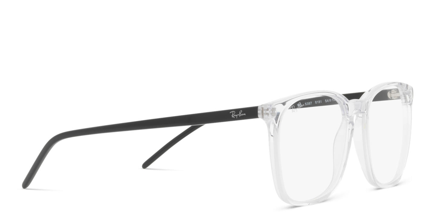 Ray-Ban Unisex Square Eyeglasses in Clear – Product Photo 3
