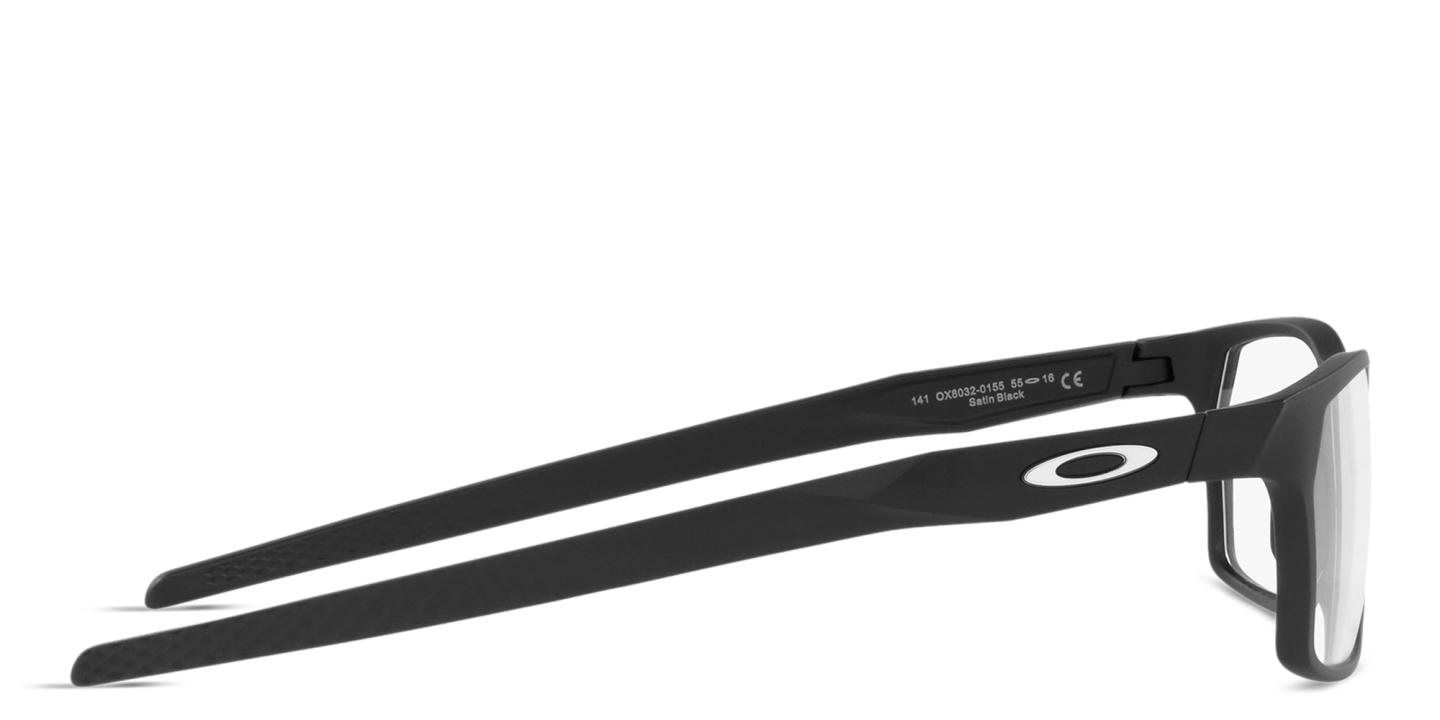 Oakley Wide Rectangle Eyeglasses in Satin Black – Product Photo 2