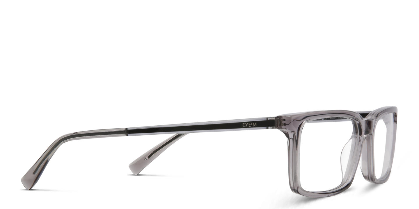EYE'M Rectangle Eyeglasses in Grey – Product Photo 3
