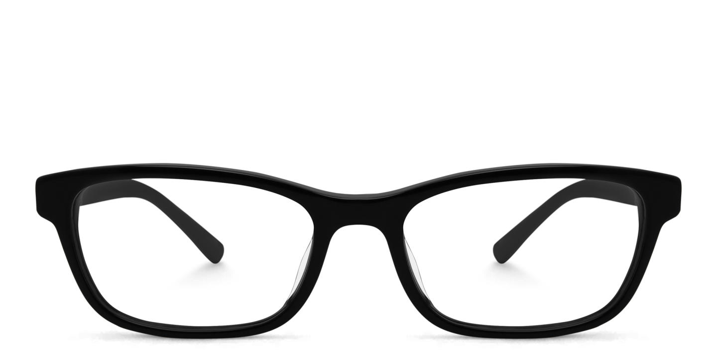 Shop EYE'M Rectangle Eyeglasses in Black online.