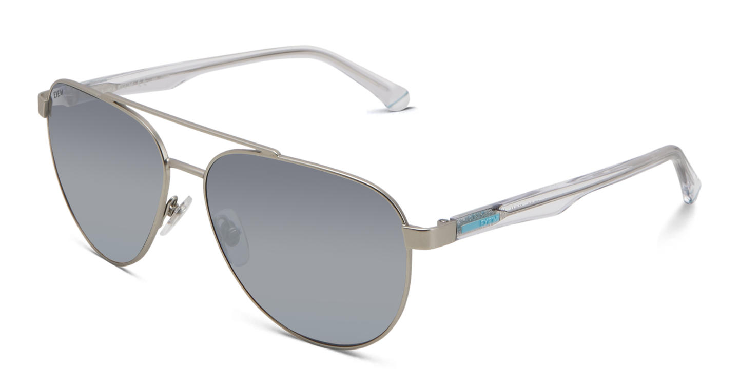 EYE'M Aviator Sunglasses in Grey – Product Photo 2