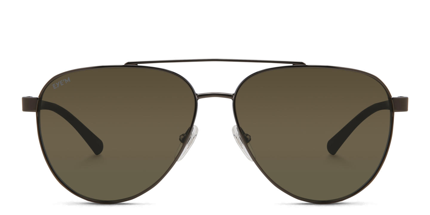 Shop EYE'M Aviator Sunglasses in Grey online.