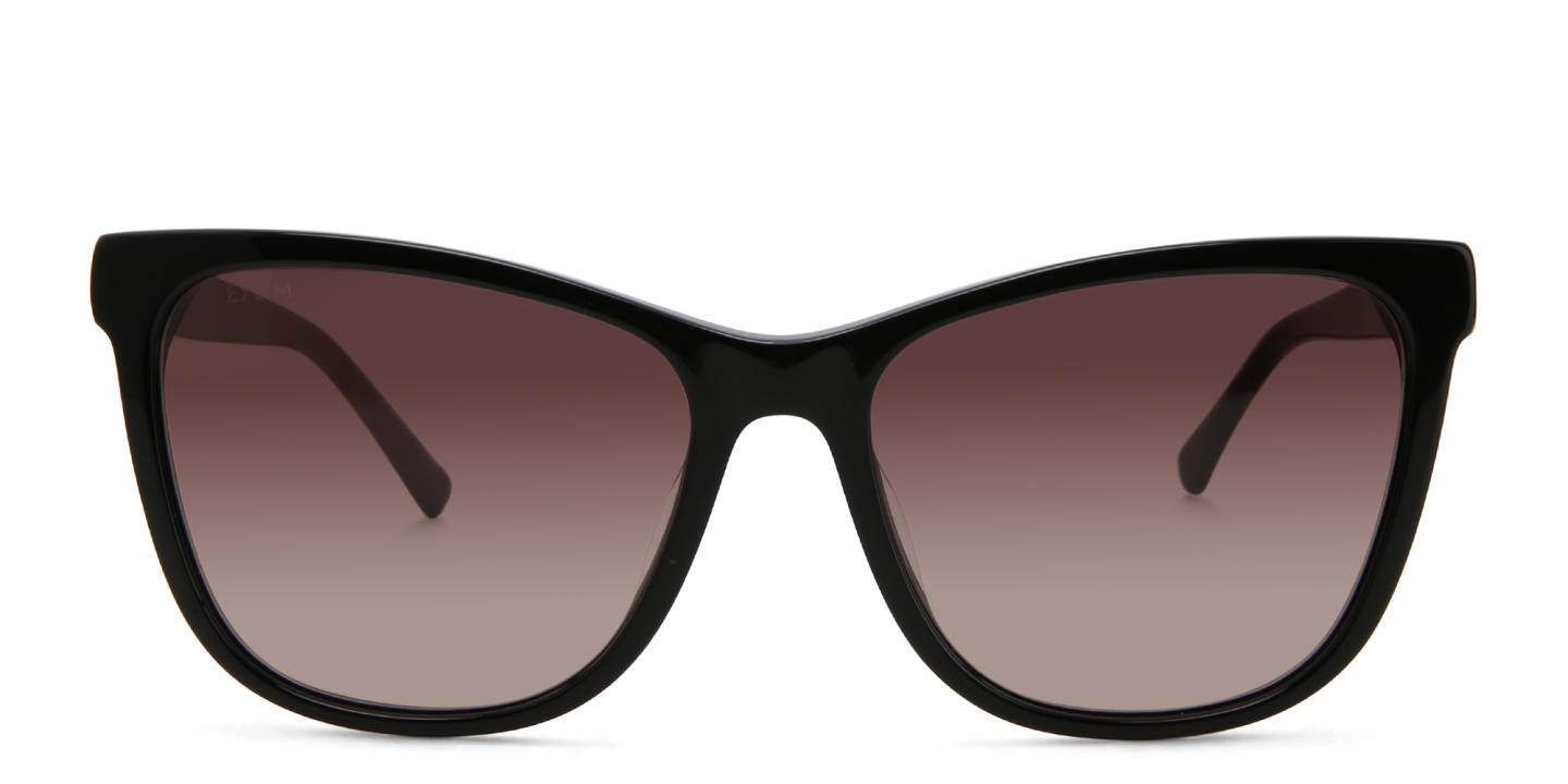 Shop EYE'M Square Sunglasses in Black online.
