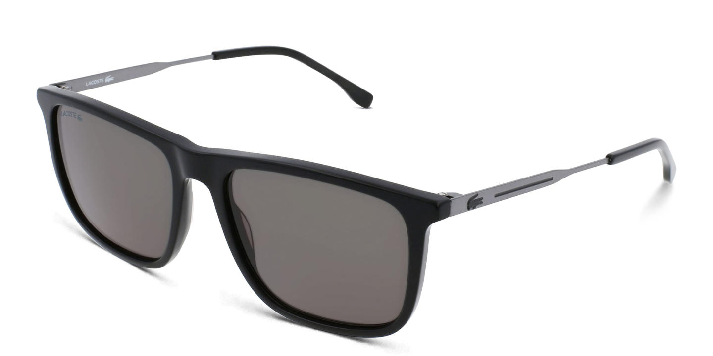 Lacoste Rectangle Sunglasses in Black – Product Photo 1
