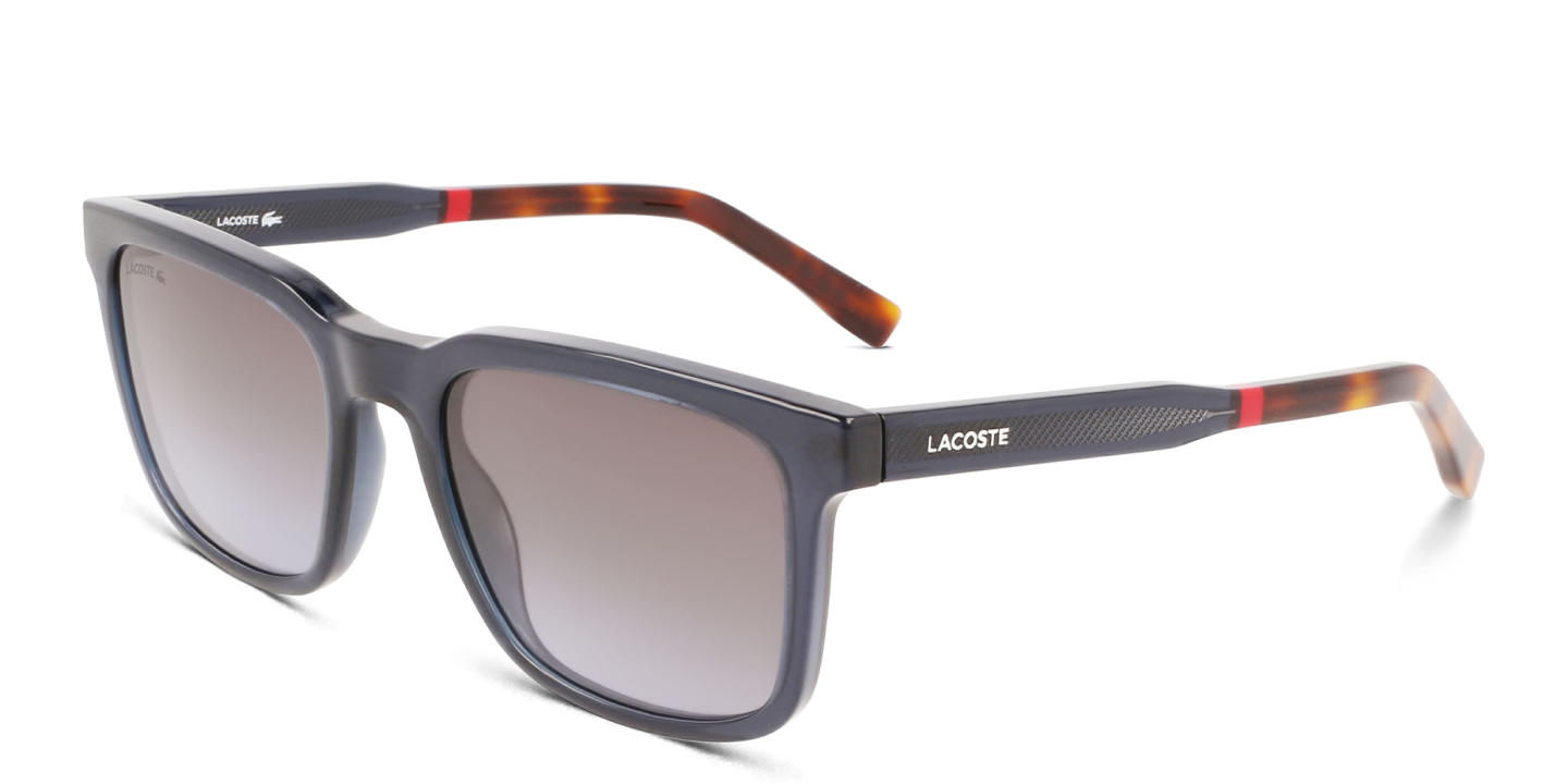 Lacoste Rectangle Sunglasses in Blue – Product Photo 1