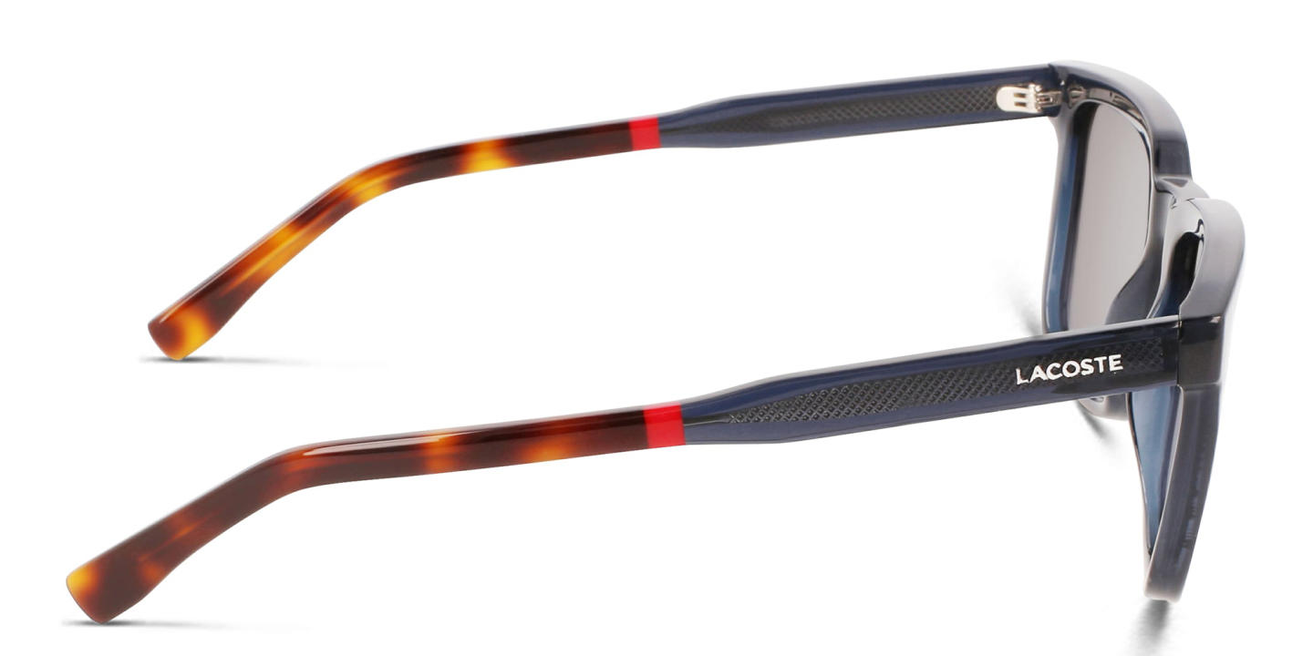 Lacoste Rectangle Sunglasses in Blue – Product Photo 2