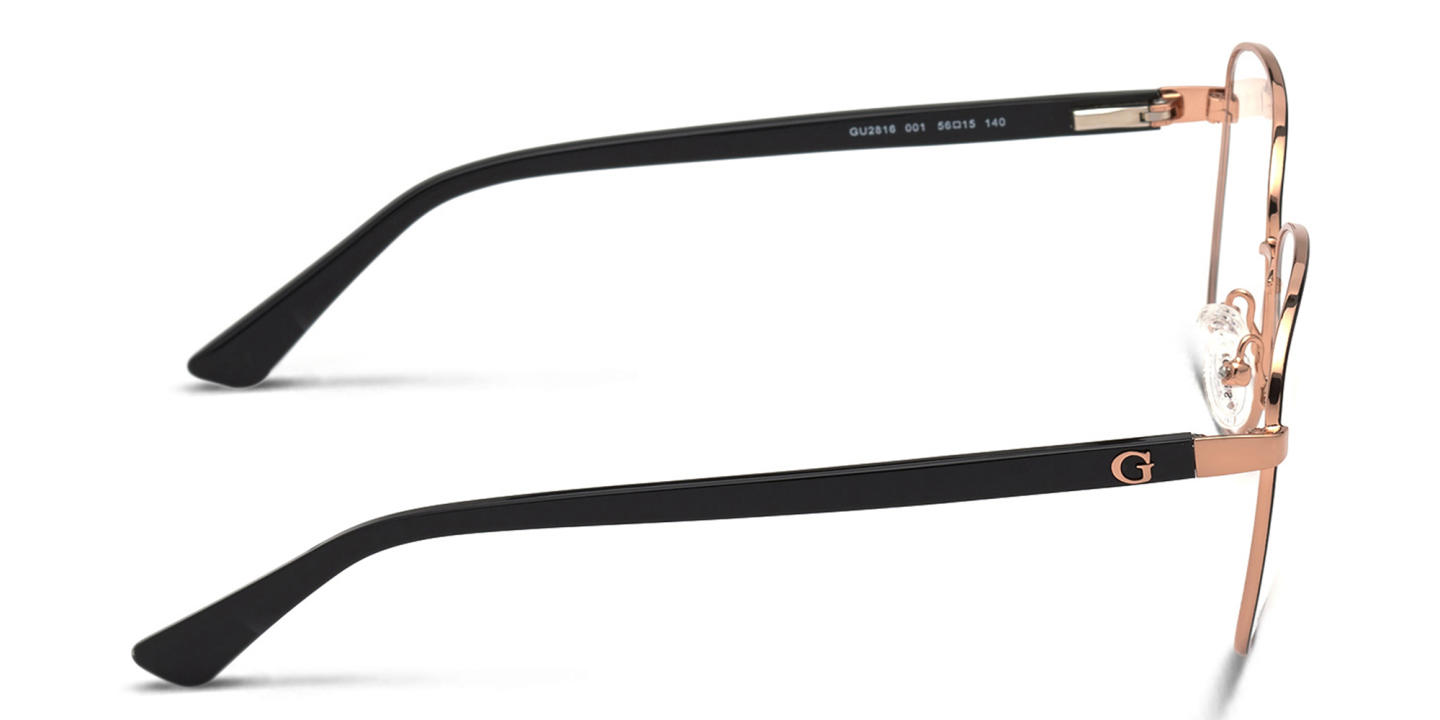 Guess Wide Square Eyeglasses in Black – Product Photo 2