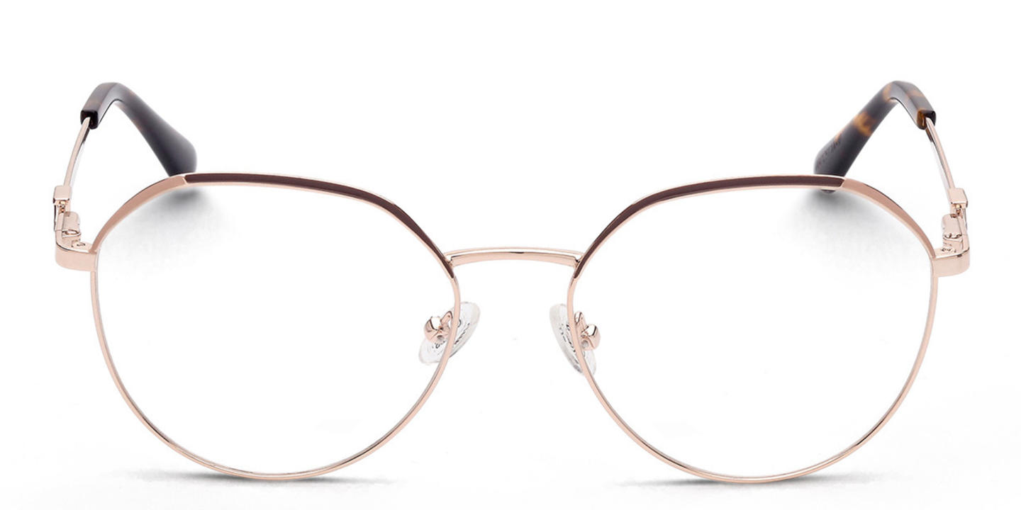 Guess Round Eyeglasses in Gold – Product Photo 0