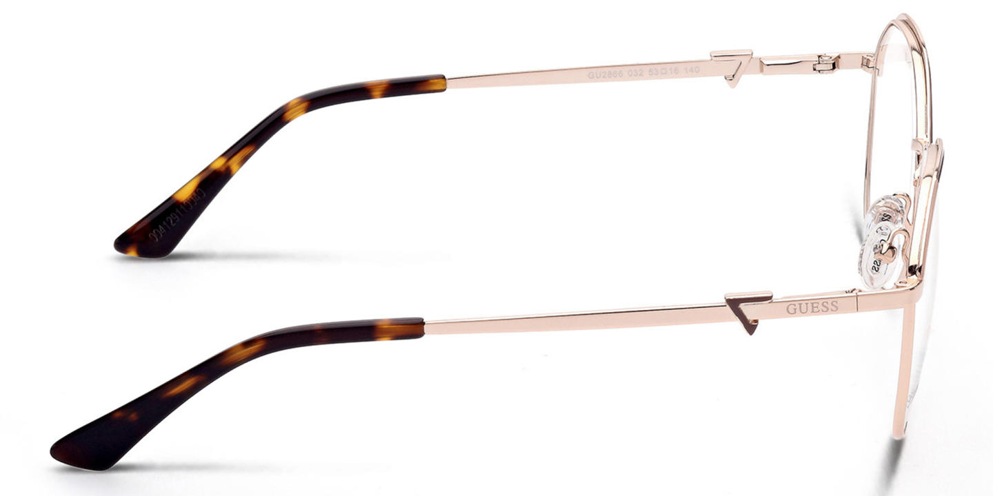 Guess Round Eyeglasses in Gold – Product Photo 2
