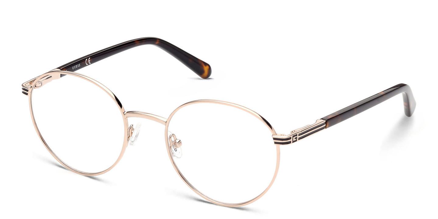 Guess Round Eyeglasses in Gold – Product Photo 1