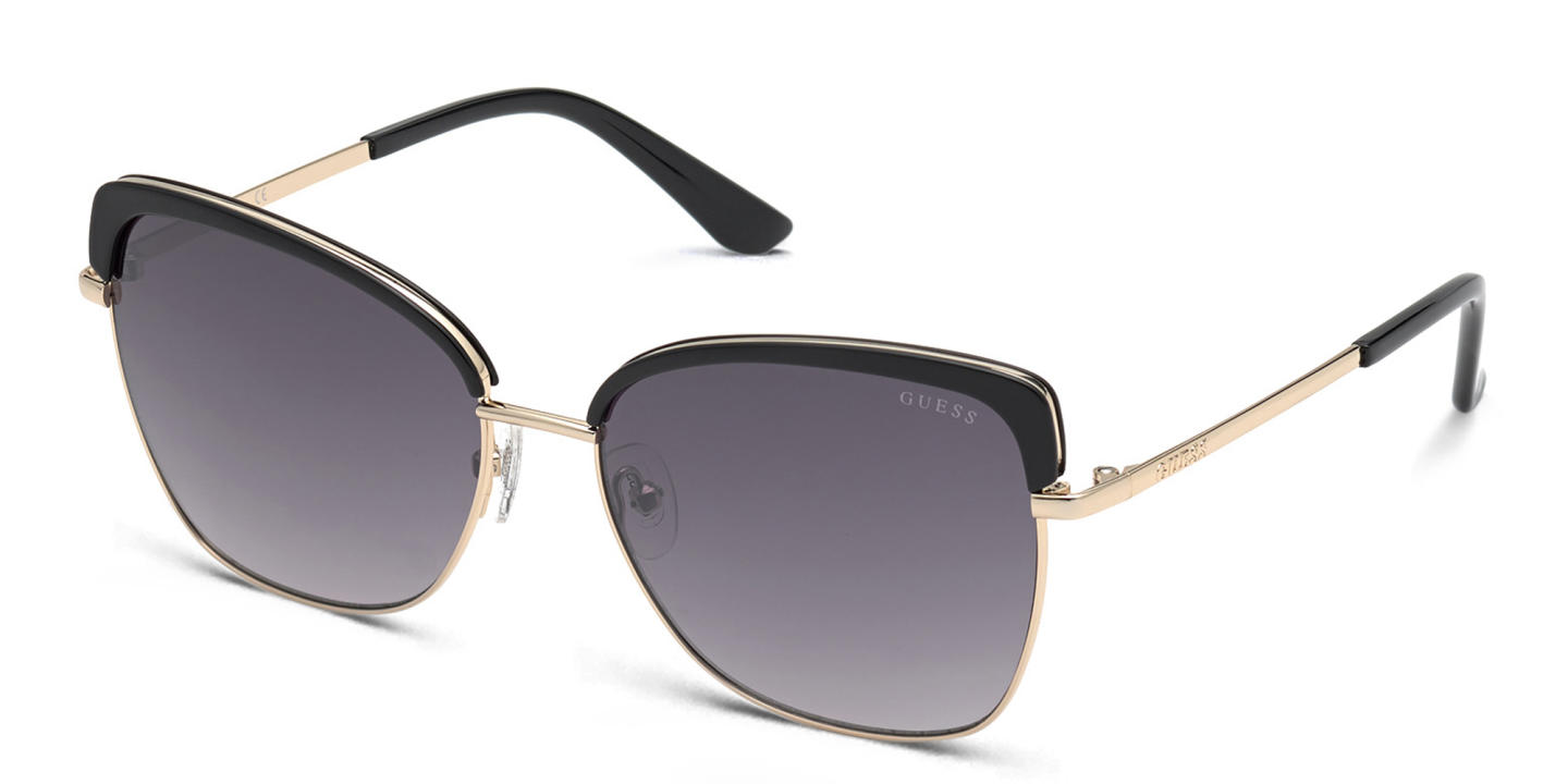 Guess Cat-Eye Sunglasses in Black Gold – Product Photo 1