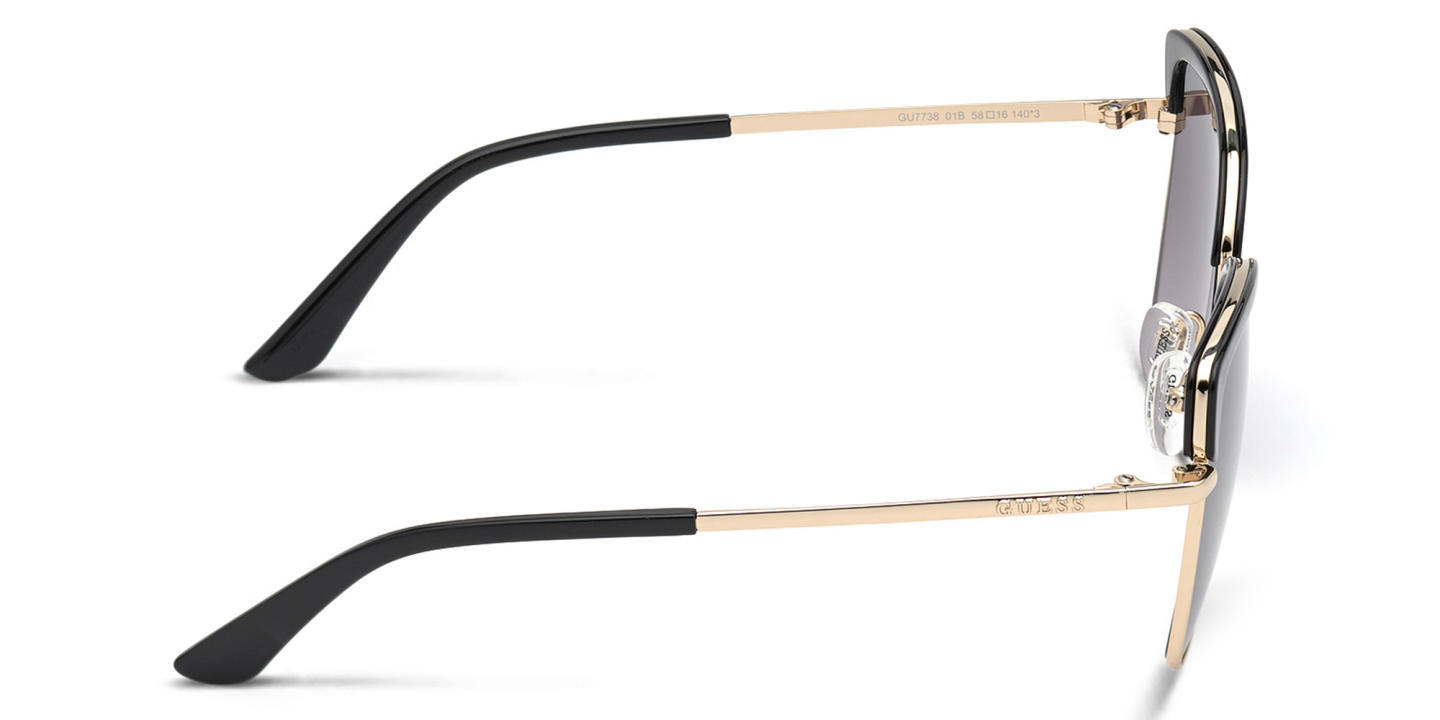 Guess Cat-Eye Sunglasses in Black Gold – Product Photo 2