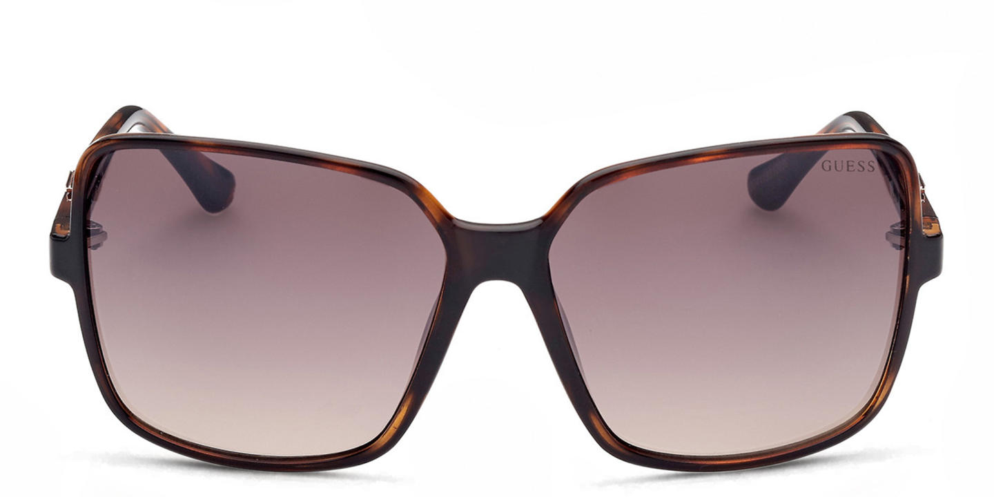 Guess Oversized Square Sunglasses in Havana – Product Photo 0