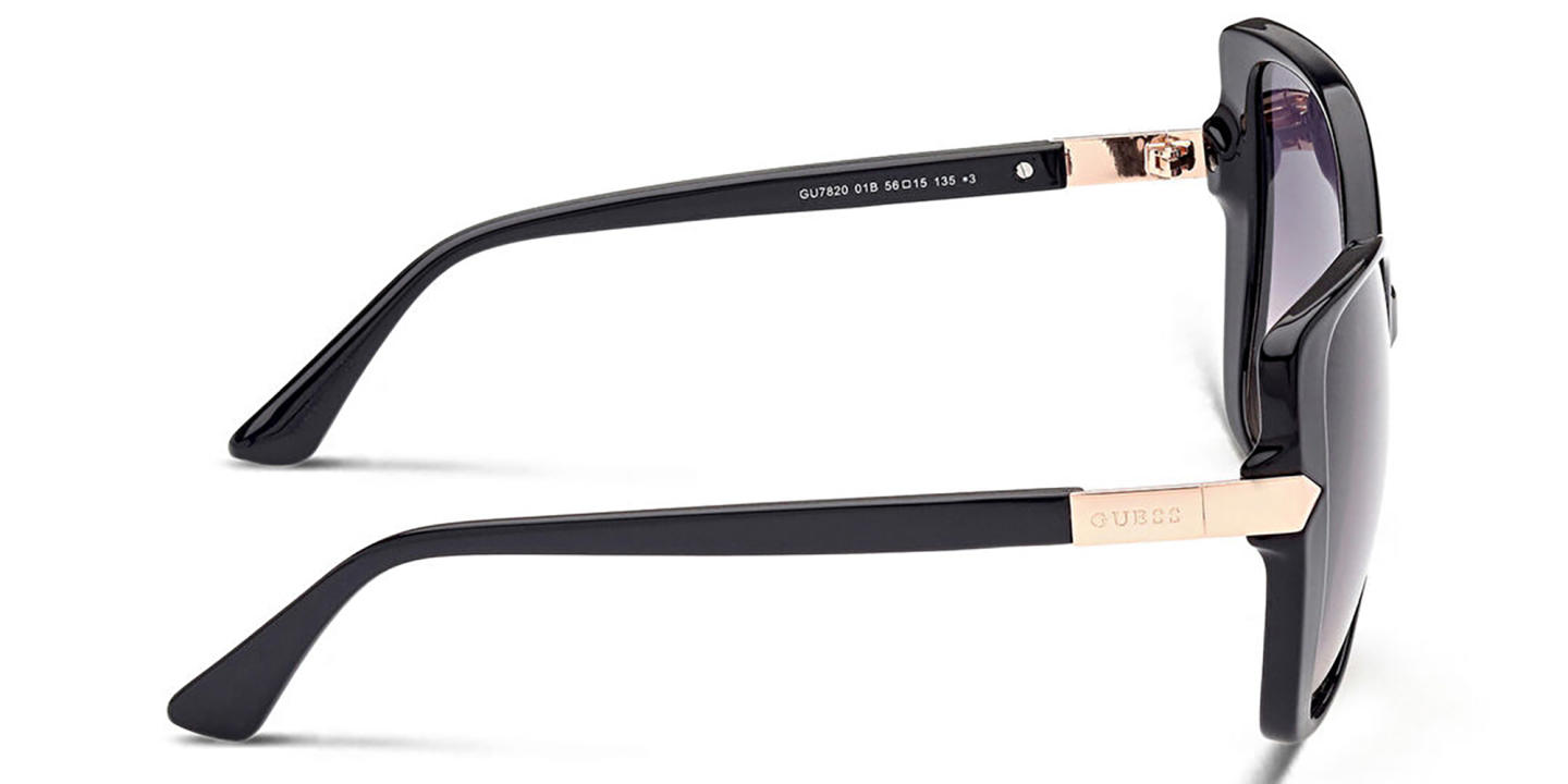 Guess Oversized Cat-Eye Sunglasses in Black – Product Photo 2